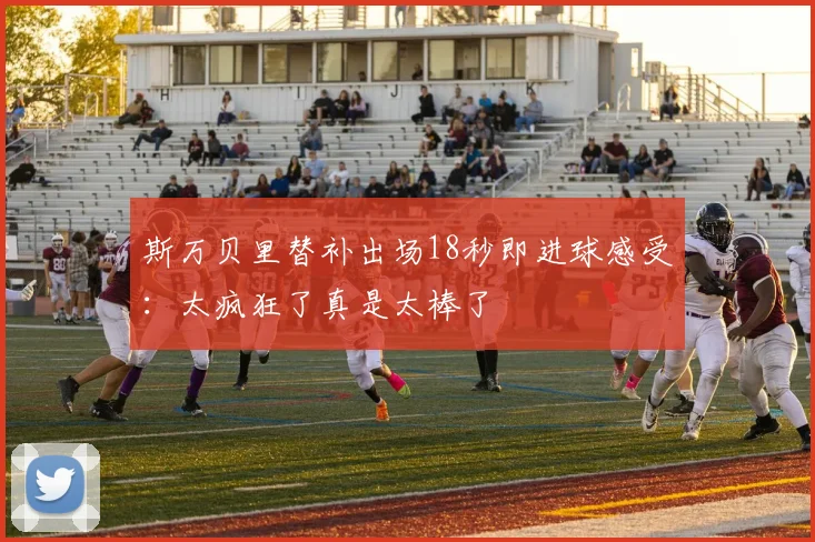 斯万贝里替补出场18秒即进球感受：太疯狂了真是太棒了